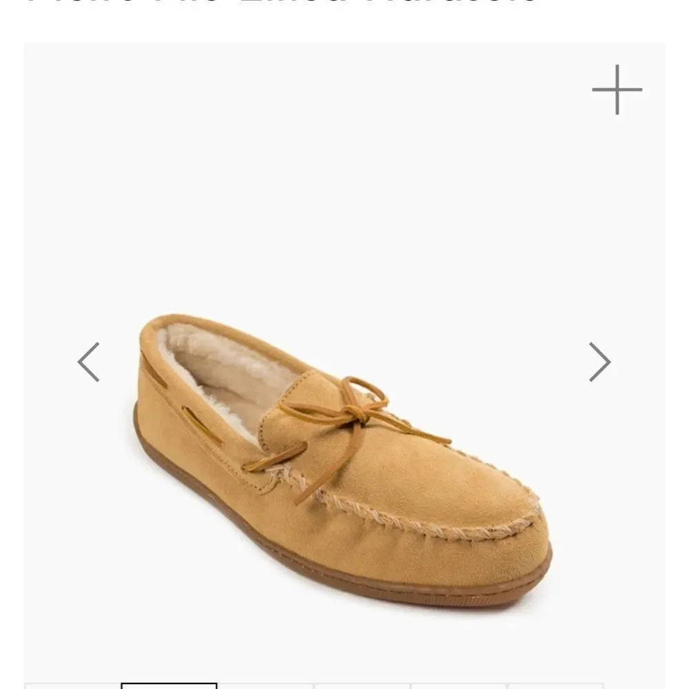 Men’s Minnetonka Pile Lined Hard Sole Mocassins